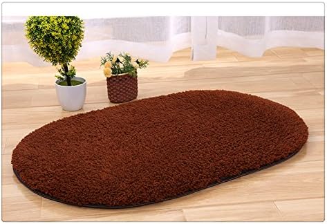 Nice Soft Area Rugs Carpet Anti-skid For Living Room And Bed Room Oval Coffee 40X60cm/1.3'X2'