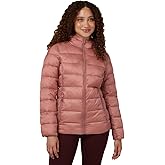32 Degrees Heat Women's Lightweight Poly-Fill Packable Hooded Jacket | Layering | Semi-Fitted | Zippered Pockets