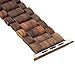 For iWatch Apple Watch Series 2/1 42mm Bracelet,Sunfei Natural Wood Wrist Watch Strap (Brown)