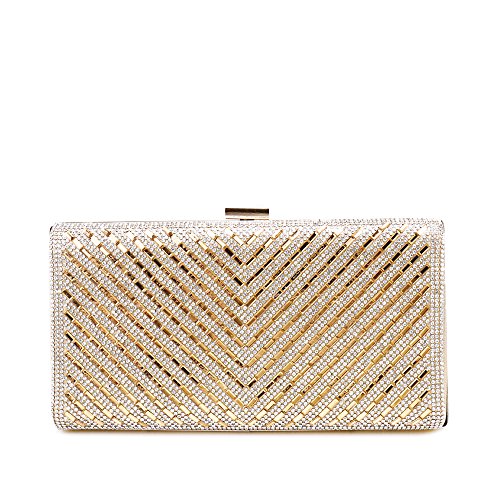 Womens evening clutch bag wedding purse bridal prom han…