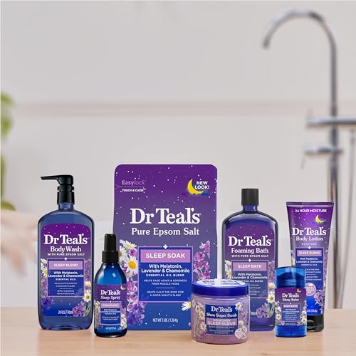 DR TEAL’S SLEEP SPRAY WITH MELATONIN & ESSENTIAL OIL BLEND, 6 FL OZ (PACK OF 3)