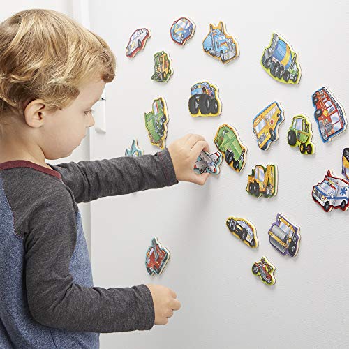 1 Melissa+Doug+Wooden+Vehicle+Magnets