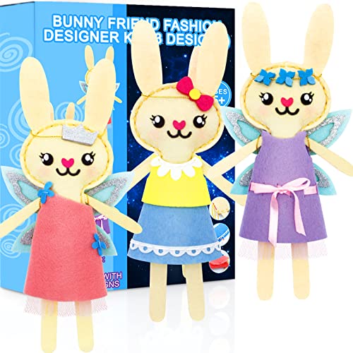 Bunny Sewing Kit, Fashion Design Kit for Girls, Toys for Girls