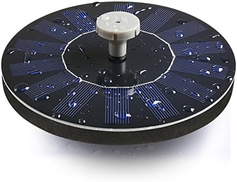 Tranmix Solar Fountain Pump for Bird Bath, 2018 Upgraded Floating Fountains Solar Panel Kit Water Pump for Ponds, Garden, Outdoor Décor