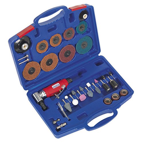 Sealey Gsa674K Generation Air Angle Die Grinder/Sander Kit 42Pc, White