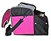 Dr. Driver Travel Car Cooler Bag with Shoulder Strap, Portable Trunk Organizer and Picnic Cooler Combo by (Black and Pink)