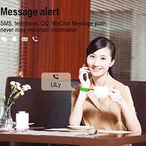 Fashion Clearance! Noopvan Bluetooth Smart Watch Wristband Bracelet Pedometer Monitor Blood Pressure Blood Oxygen Heart Rate Fitness Health Sport Bracelet (Blue)