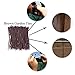 HAODE FASHION Wide 10 Inch Strong Wood Brown Zip Ties 150 Pack, Standard Durable Cable Ties Wood Color-Outdoor, Garden Ties, Office and Kitchen Use