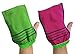 Beauty Skin Double-Sided Viscos Exfoliating Bath Towel Gloves 4pcs