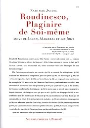 Roudinesco, plagiaire de soi-même
