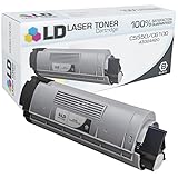 LD © Compatible Okidata 43324420 / Type C8 Black Laser Toner Cartridge for OKI C5550n MFP, C6100dn, C6100dtn, C6100hdn, & C6100n