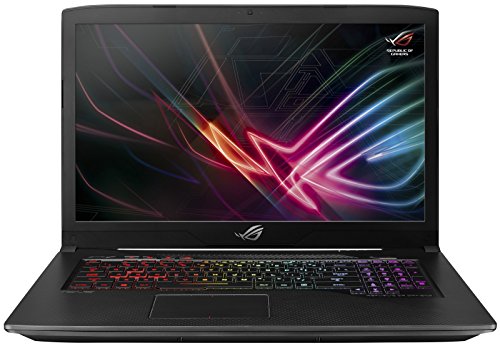 XPC ROG Strix Scar GL703GE Gaming Laptop (Intel Six Core i7-8750H, 16GB RAM, 256GB NVMe SSD + 1TB HDD, NVIDIA GTX 1050 Ti 4GB, 17.3" Full HD 120Hz, Windows 10) Ultimate Gamer Notebook Computer