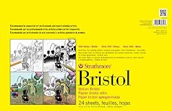 Strathmore STR-342-117 24 Sheet Vellum Bristol Pad, 11 by 17"