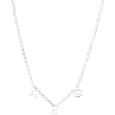 Alpha Epsilon Phi Necklace — AEPhi Greek Letters Necklace, Silver Plated Sorority Gifts Necklace, Long-Lasting Alpha Epsilon Phi Gifts for Women