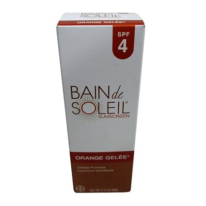 Bain De Soleil Spf 4 Orange Gelee Sunscreen 3.12 Oz : 3 Pieces (728698765116)