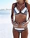 Gemijack Womens Push Up Triangle Bikini Set Sexy Halter Two Piece Swimsuit Bathing Suits