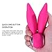 Utimi USB Charging Silicone Rabbit Vibrator for G-spot Clitoris Stimulation