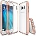 Galaxy S7 Case, Ringke [Fusion] Crystal Clear PC Back TPU Bumper [Drop Protection/Shock Absorption Technology][Attached Dust Cap] For Samsung Galaxy S7 - Rose Gold Crystal