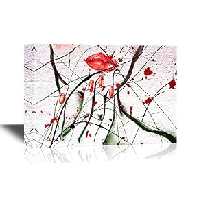 Abstract Watercolor Style Painting of a Woman
