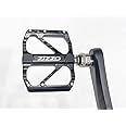 ZiZZO Quick Release Bike Pedals with Free Under Saddle Pedals Holding Bracket