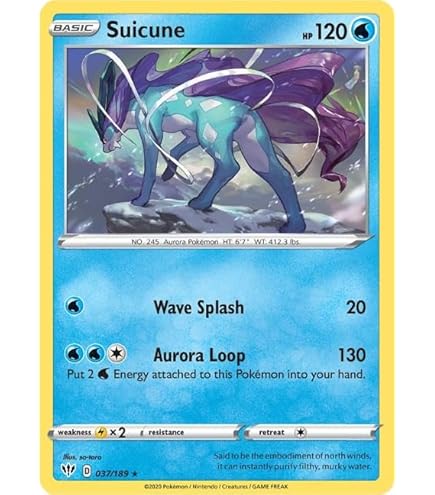ポケモンカードe スイクン　suicune 英語版 スイクンV 海外版 英語版 Suicune V - 031/203 -【Card Chicken】