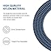 Lightning Cable,AOFU iPhone Charger 4Pack 3FT 6FT 6FT 10FT to USB Syncing and Charging Cable Data Nylon Braided Cord Charger for iPhone 7/7 Plus/6/6 Plus/6s/6s Plus/5/5s/5c/SE and more (Black&Blue)