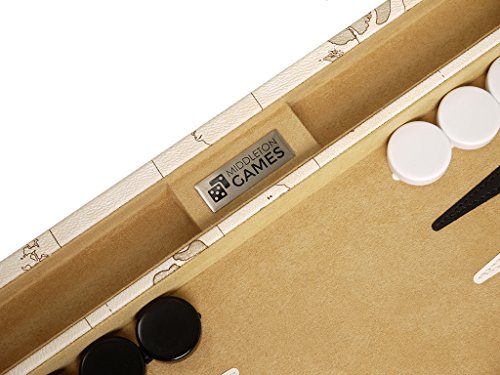 Middleton Games Map Backgammon Set, 18-Inch