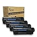 V4INK 4-Pack Compatible Toner Cartridge Replacement for Canon 104 CRG-104 FX-9 FX-10 Toner Cartridge Using with Canon Imageclass D420 D450 D480 MF4150 MF4350D MF4270 MF4370DN MF4380DN Printer primary