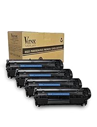v4ink 4-Pack compatibles FX-10 FX-9 104 cartucho de tóner para impresora Canon 104 Toner imageCLASS Printer MF4100 MF4150 MF4270 MF4350D MF4370DN MF4380DN D420 D480