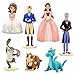 Sofia the First 7 Piece Figure Play Set Featuring Sofia, King Roland II, Queen Miranda, Baileywick, Clover Crackle, and Baby Griiffin