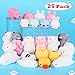 Mochi Squishy Toys, Dreampark Mini Squishies Cat 25 Pcs Mochi Animals Relief Stress Toys Squishy Panda Stretchy Toy Kawaii Squishies Squeeze Toys for Children Adults