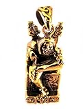 Dryad Designs Norse God Loki Bronze Pendant Viking Pagan