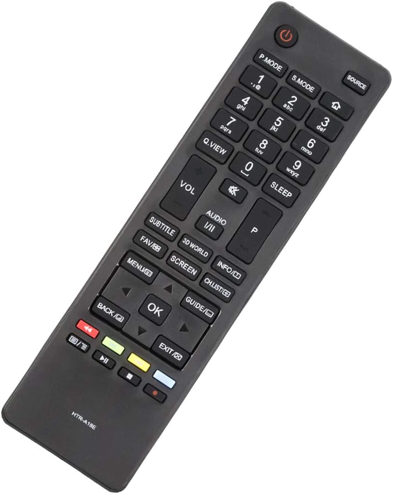 ALLIMITY HTR-A18E Remote Control Replaced for Haier LED LCD TV LE22M600CF LE40B8000TF LE42U6500A LE46M600C LE24M600C LE24M600CF LE28M500C LE32B7000C LE40B7000CF LE40B650CF LE39M600CF LE46M600CF