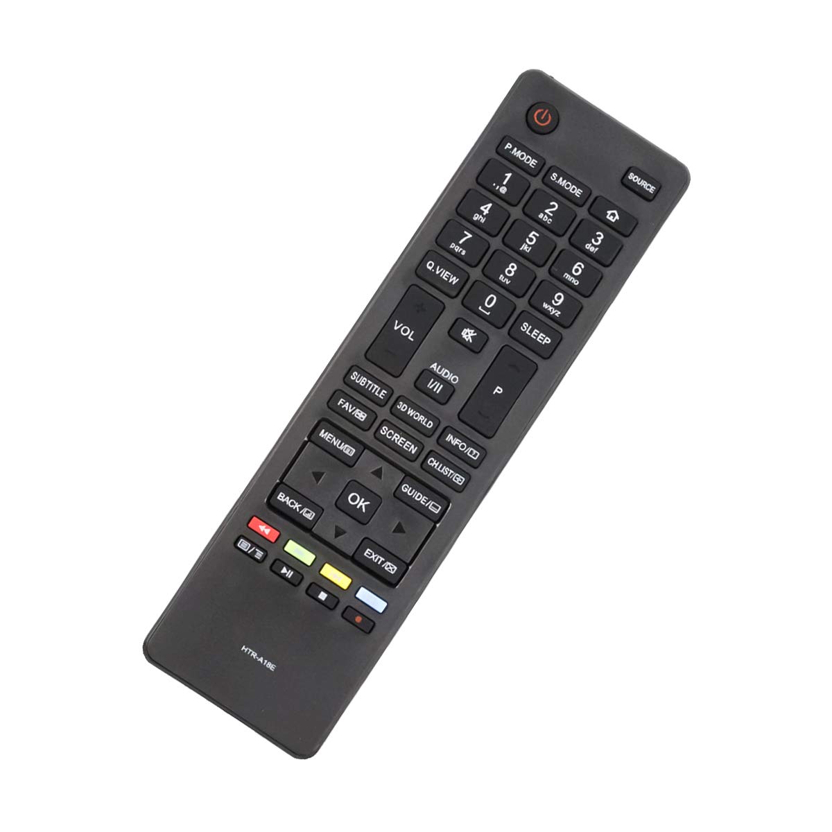 ALLIMITY HTR-A18E Remote Control Replaced for Haier LED LCD TV LE22M600CF LE40B8000TF LE42U6500A LE46M600C LE24M600C LE24M600CF LE28M500C LE32B7000C LE40B7000CF LE40B650CF LE39M600CF LE46M600CF