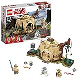 LEGO Star Wars Yoda'S Hut Building Set, Yoda & R2-D2 Droid Minifigures, Jedi Training Play Set