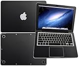 Decalrus - Apple Macbook Pro 13 with RETINA display Full Body BLACK Texture Carbon Fiber skin skins decal for case cover wrap CFAPpro13RetinaBlack