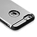 technext020 iPhone 6S Case, Armor Case for Silver iPhone 6S Slim Hybrid Dual Layer Shockproof Plastic Silicone Tough Hard Cover for Apple iPhone 6 6S Strengthened Bumper