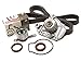 Evergreen TBK224WPT Honda Civic DelSol SL 1.6L D16Z6 Timing Belt Kit Water Pump