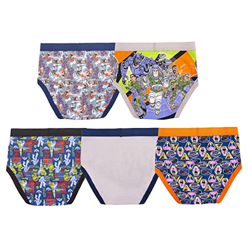 Disney Boys' Pixar’s Buzz Lightyear Underwear Multipacks With Zurg And Zyclops In Sizes 4, 6, 8