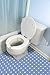 Essential Medical Supply Hinged Toilet Seat Riser for Elongated Toilets