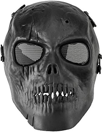 YoYoflyer Party Performance Cosplay Mask Dress Decoration for Hallowen Costume (skull mask)