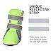 Petacc Puppy Dog Boots Daily Soft Sole Nonslip Mesh Dog Shoes with 2 Long and Safe Reflective Velcro Straps in Size S