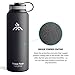 40 oz Stainless Steel Water Bottle, Fnova Flask Insulated Double Walled Vacuum Thermos, Wide Mouth bouns Protective Pouch/Carry Cover, BPA-Free, Cold 24 Hrs / Hot 12 Hrs