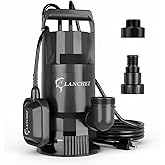 LANCHEZ 1.6HP 5200GPH Sump Pump, Automatic Submersible Water Pump with Float Switch, Electric Transfer Water Pump for Swimmin