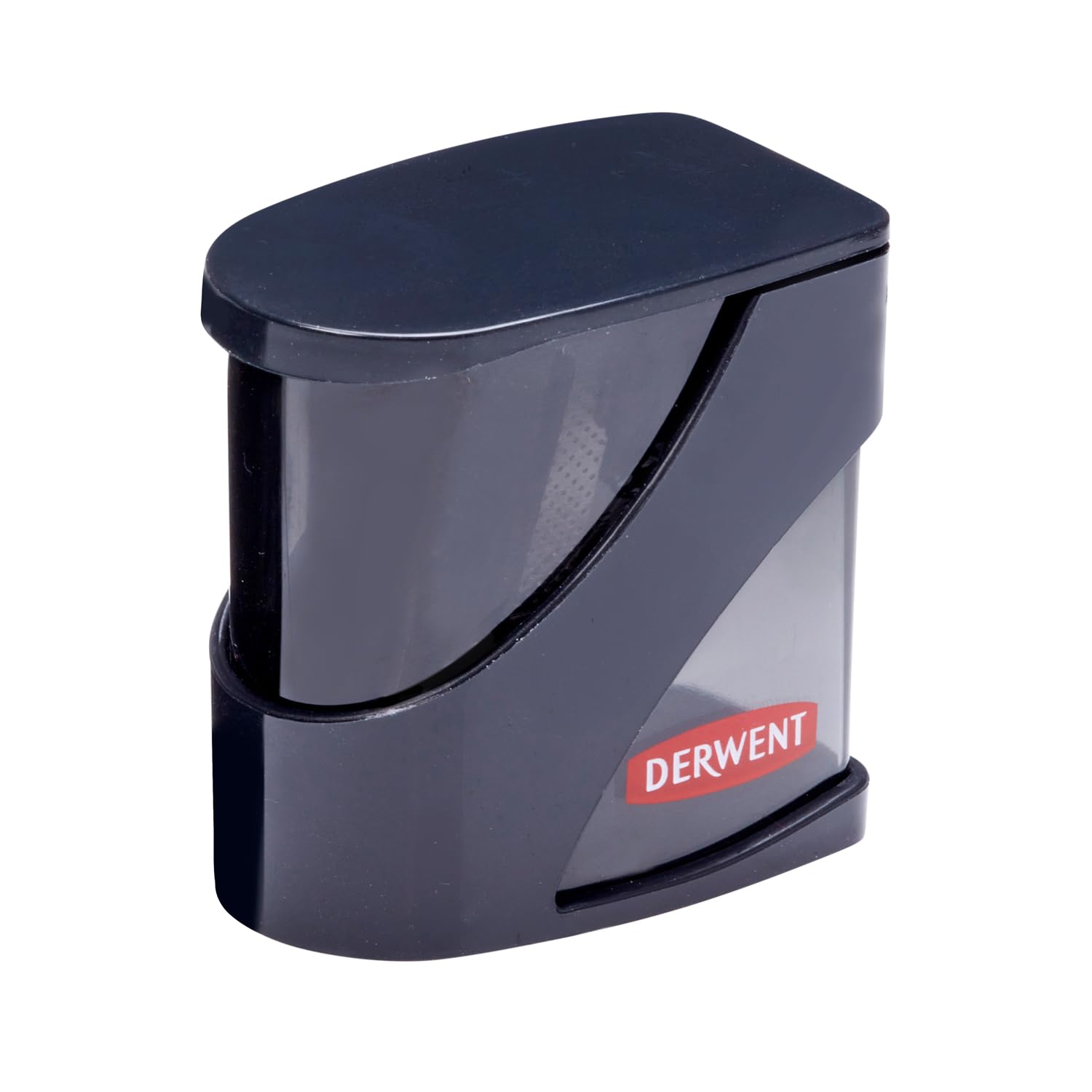 Derwent Twin Hole Pencil Sharpener, Black, 11.5mm & 8.25mm