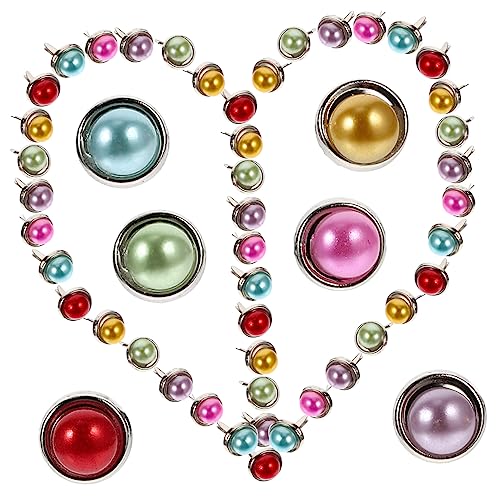 SEWACC 100pcs Colorful Mini Brads Paper Fasteners for Crafts and DIY Projects Metal Brads Accessories for Scrapbooking and Art Decoration