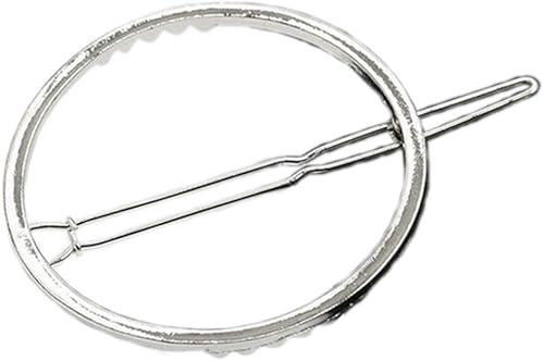 Amazon Yiyilai シンプル ヘアアクセサリー 個性 アレンジピン 前髪 ヘアピン 後ろ髪 合金 丸型 銀色 ピン コーム 通販