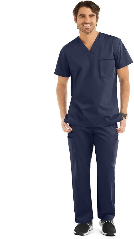 Strictly Scrubs Unisex Cargo Scrub Set (XS3X, 12 Colors