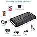 Solar Phone Chargers - Uplayteck 20000mAh Portable Charger Power Bank with 4 Outputs - USB C - LED Flashlight - Rainproof Battery Bank for Hiking Camping Outing