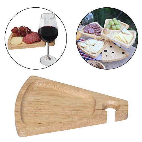 Appetizer Plates With Caddy. Signature Housewares Set of 6 Plates with